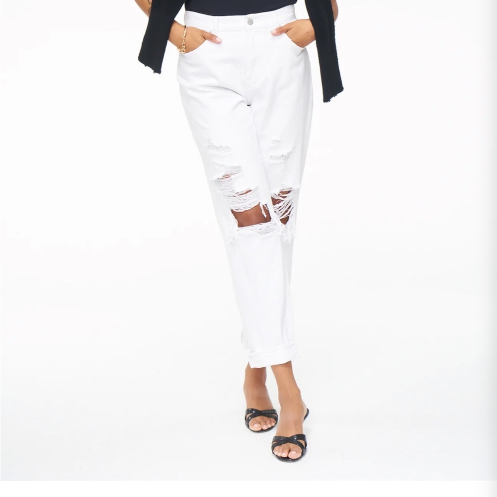 Pistola Presley high rise jeans in white size 26 gently used